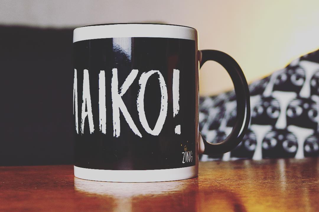 EX, MAIKO чаша, която носи само усмивки! 🤗👊😉😉😉😉#ZING #EXMAIKO #CUP #CANON 