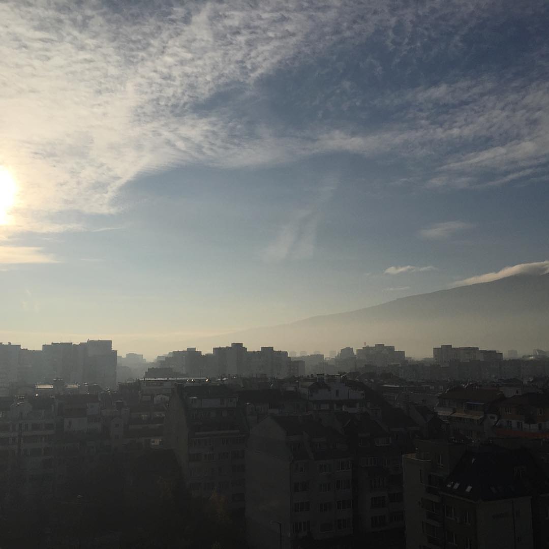 #morning #myview #Sofia #nofilter #zingod